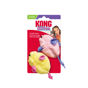 KONG Cat Kitten Mice 2pk (11cm)